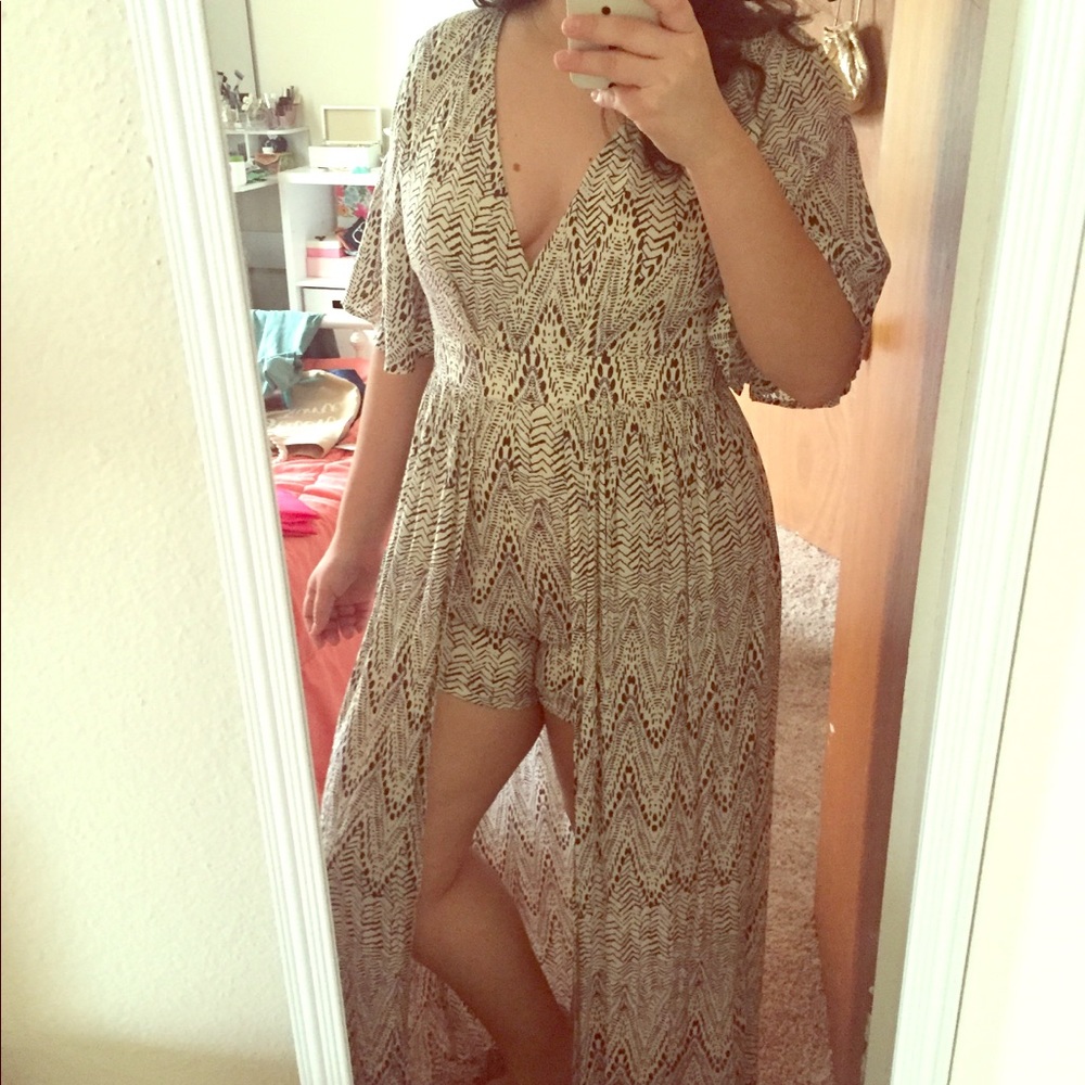 Chelsea and Violet Romper/Maxi Dress
